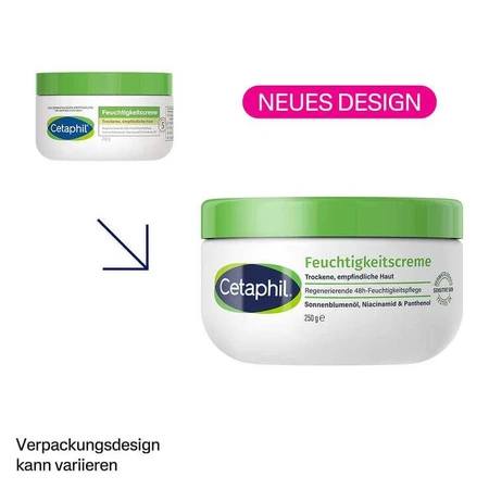 Crème hydratante Cetaphil pour peaux sèches et sensibles, 2 x 456 ml