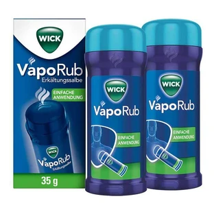 Pommade contre le rhume WICK VapoRub en tube applicateur, 35 g de pommade