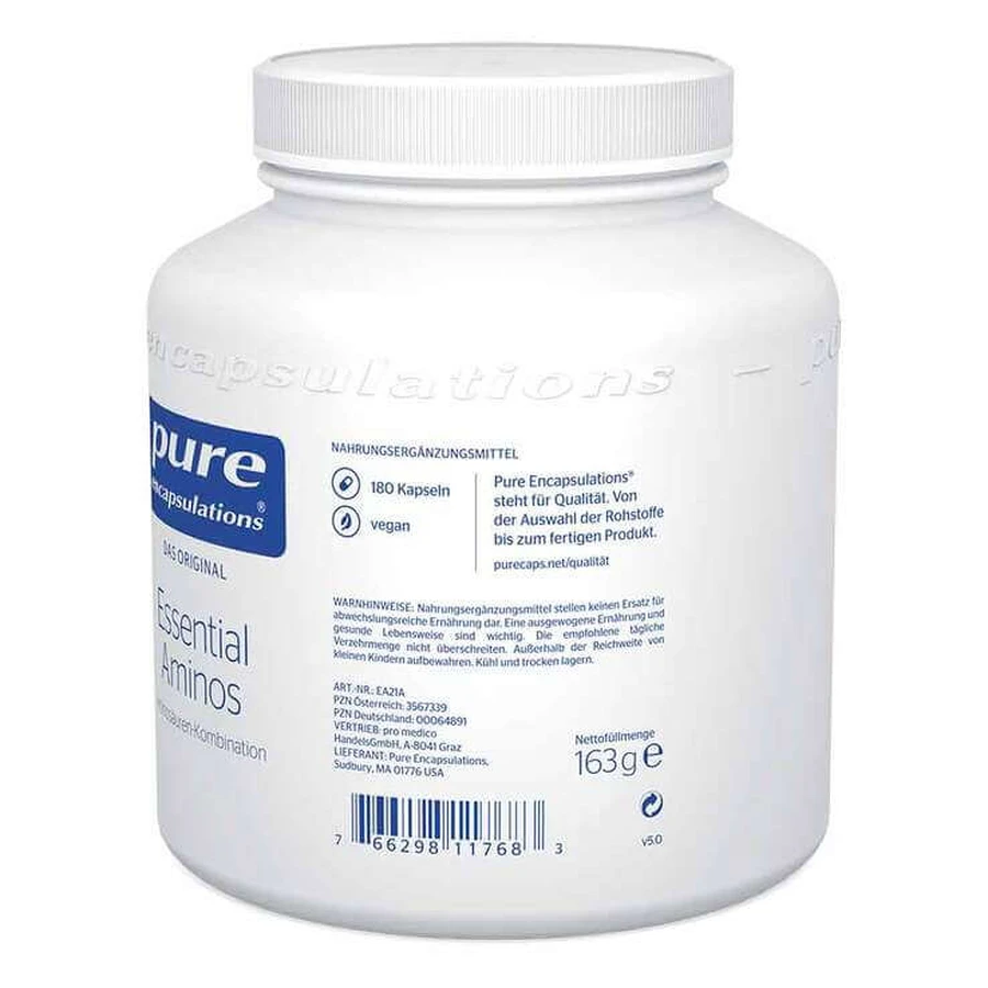 Pure Encapsulations Essential Aminos Capsules, 2 x 180 capsules