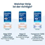Bandes nasales Breathe Better Breathe Right®, beige standard, 30 bandes