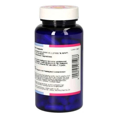Vitamin D3 + K2 GPH Capsules, 120 capsules