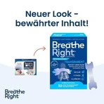 Besser Atmen Breathe Right Nasenpflaster normal transparent , 10 St Pflaster