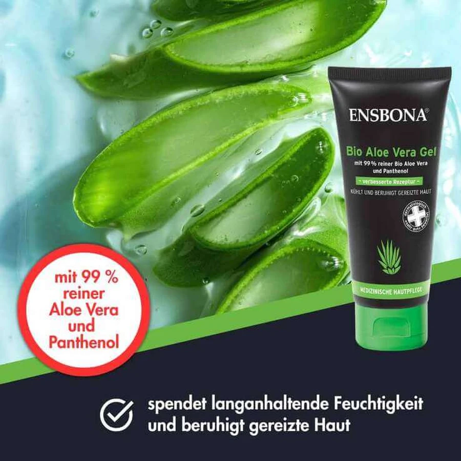 Ensbona Organic Aloe Vera Gel, 30 ml Gel