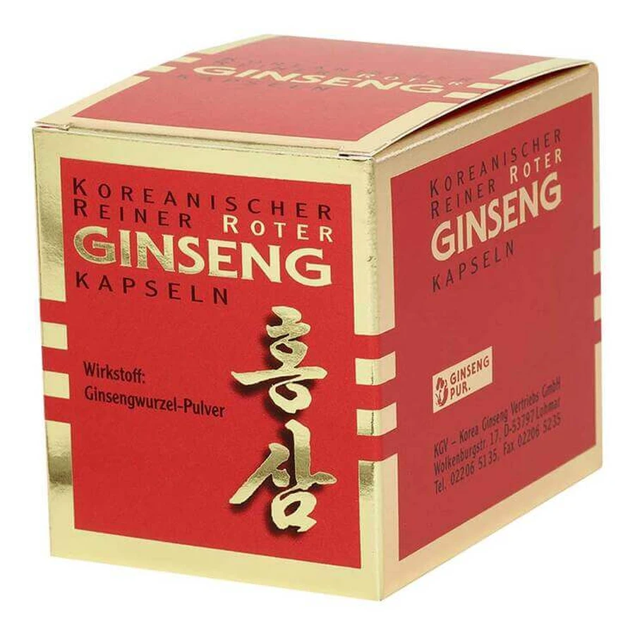 Capsules met rode ginseng 300 mg, 100 capsules