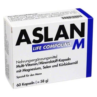 Cápsulas Aslan Life Compound M, 60 cápsulas