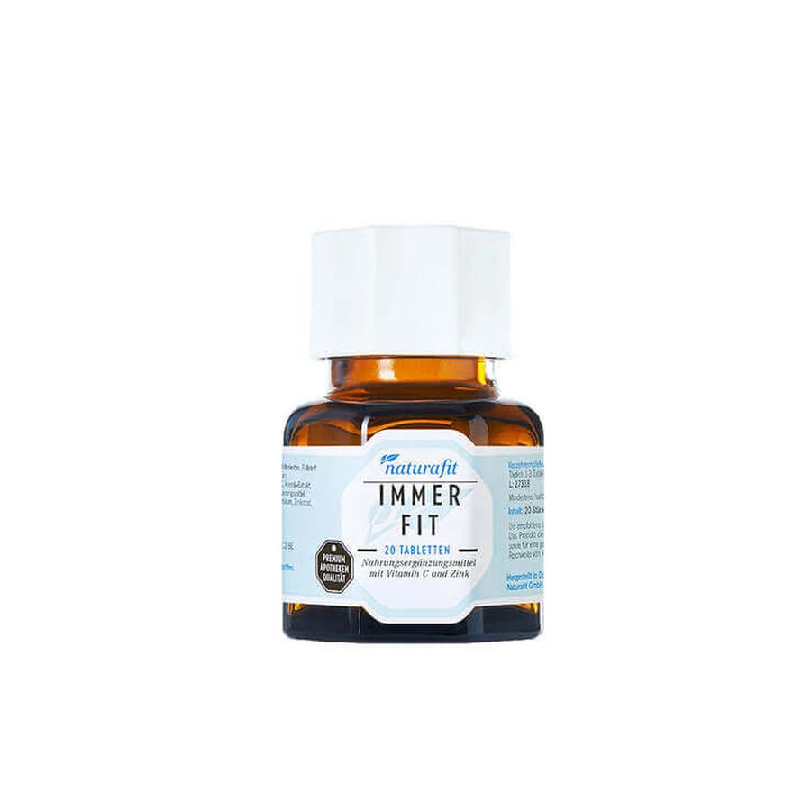 Pastile pentru supt Naturafit Immerfit, 160 de pastile pentru supt