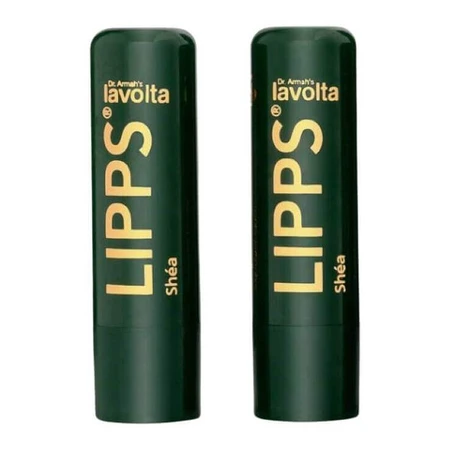 Bálsamo labial Lavolta Shea Biomedica, 2 barras de 4,7 g