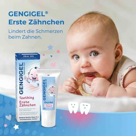 Gel dentaire Gengigel pour les premières dents, gel dentaire de 20 ml