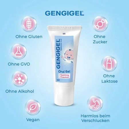 Gel dentaire Gengigel pour les premières dents, gel dentaire de 20 ml