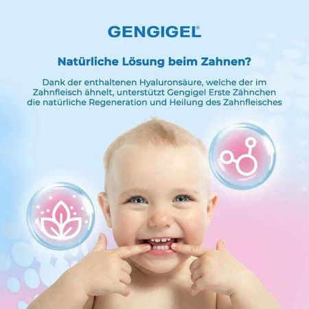 Gel dentaire Gengigel pour les premières dents, gel dentaire de 20 ml