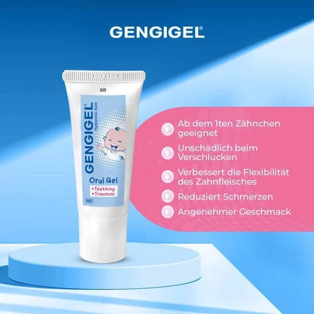 Gel dentaire Gengigel pour les premières dents, gel dentaire de 20 ml