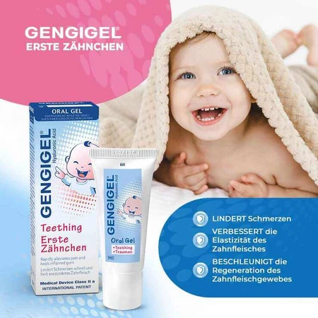 Gel dentaire Gengigel pour les premières dents, gel dentaire de 20 ml