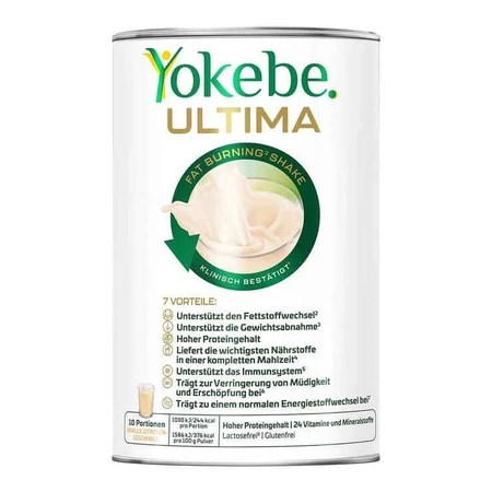 Yokebe Ultima Fat Burning Shake Powder NF, 400 g Powder