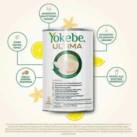 Yokebe Ultima Fat Burning Shake Powder NF, 400 g Powder