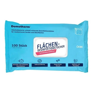 Domotherm-desinfectiedoekjes voor oppervlakken, 100 doekjes