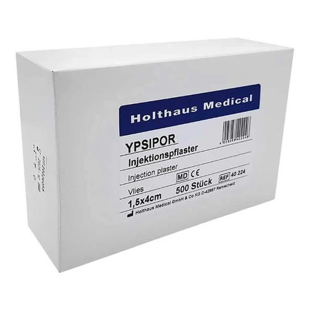 Ypsipor-injectiepleisters, 1,5 x 4 cm, 500 pleisters