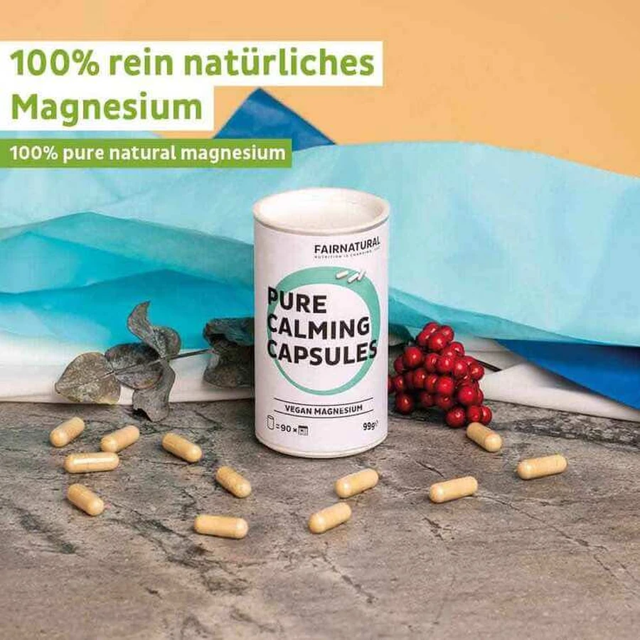 Fairnatural : Magnésium haute concentration + gélules végétaliennes, 90 gélules