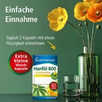 Klosterfrau Hennepolie 800 mg + Gouden Papaver-softgels, 30 softgels