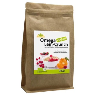 Omega-Flax Crunch Biologisch Veganistisch, 300 g korrels