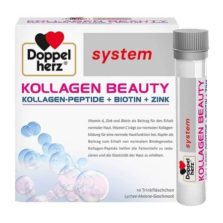 Doppelherz Kollagen Beauty system Trinkfläschchen, 2x30 St Ampullen
