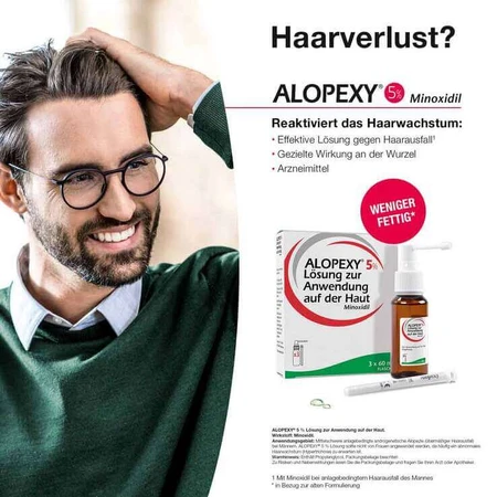 Alopexy 5% Solution, 6 x 60 ml Solution