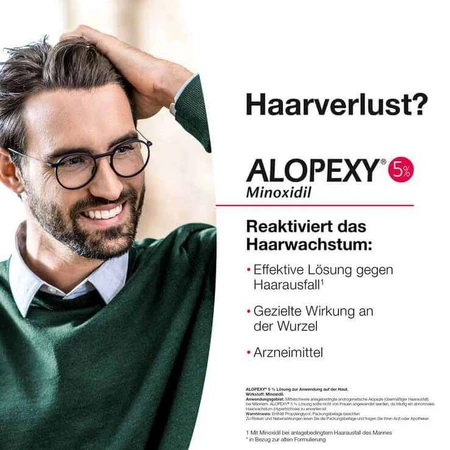 Alopexy 5% Solution, 6 x 60 ml Solution