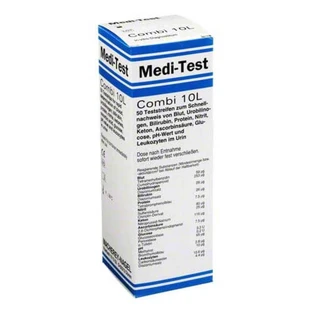 Medi Test Combi 10 L Teststr, 50 St Teststreifen