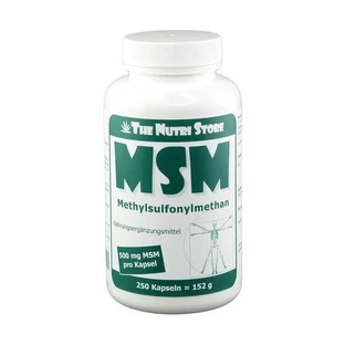 MSM 500 mg Methylsulfonylmethan Kapseln, 250 St Kapseln