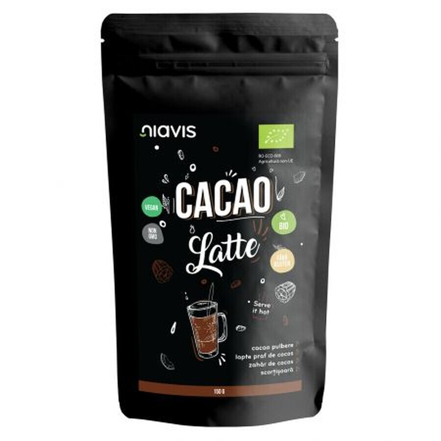 Cumpără Cacao latte pulbere eco, 150 g, Niavis Cacao latte pulbere eco, 150 g, Niavis
