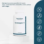 Barley Grass + Vitamin C (Buffered), Vegan Capsules, 120 Capsules