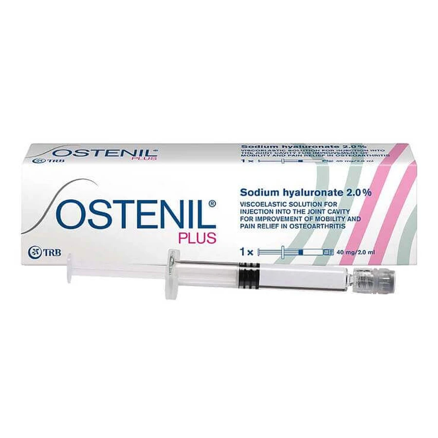 OSTENIL® PLUS hyaluronzuur voorgevulde spuiten, 1 voorgevulde spuit