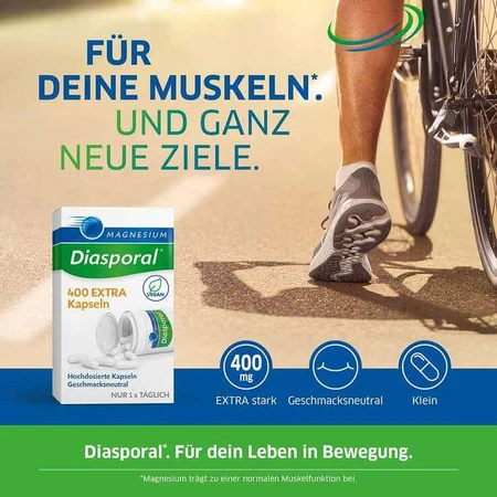 Magnesium Diasporal 400 Extra Kapseln, 2x100 St Kapseln