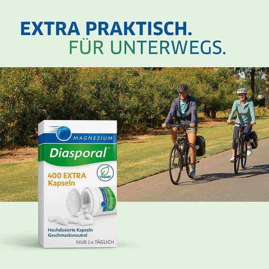 Magnesium Diasporal 400 Extra Kapseln, 2x100 St Kapseln