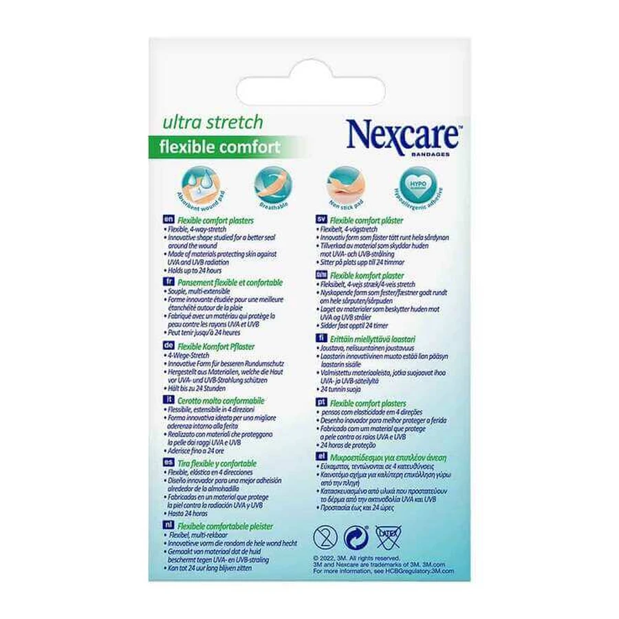 Nexcare Ultra Stretch Comfort flexibele pleisters, 30 stuks