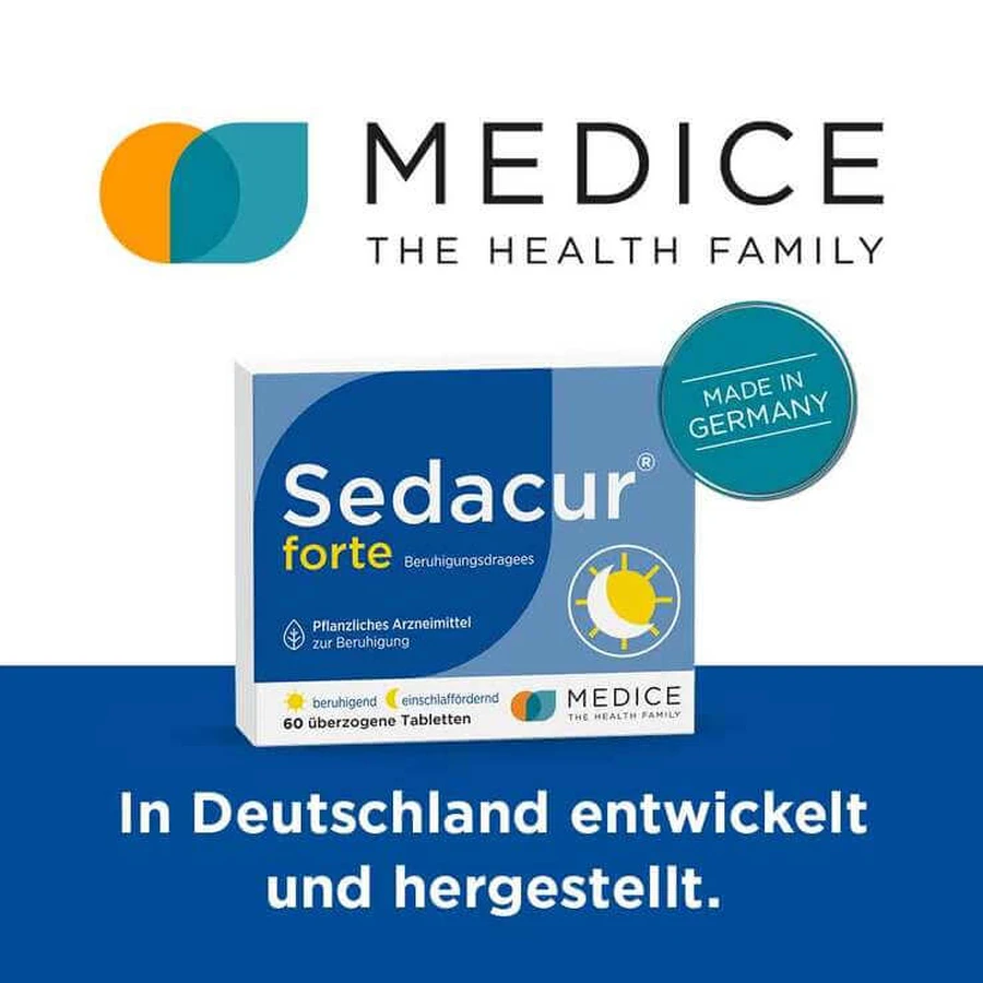 Sedacur® forte Calming Coated Tablets, 60 tablets
