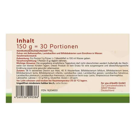 For You – complex pentru flora intestinală, pulbere, 150 g pulbere