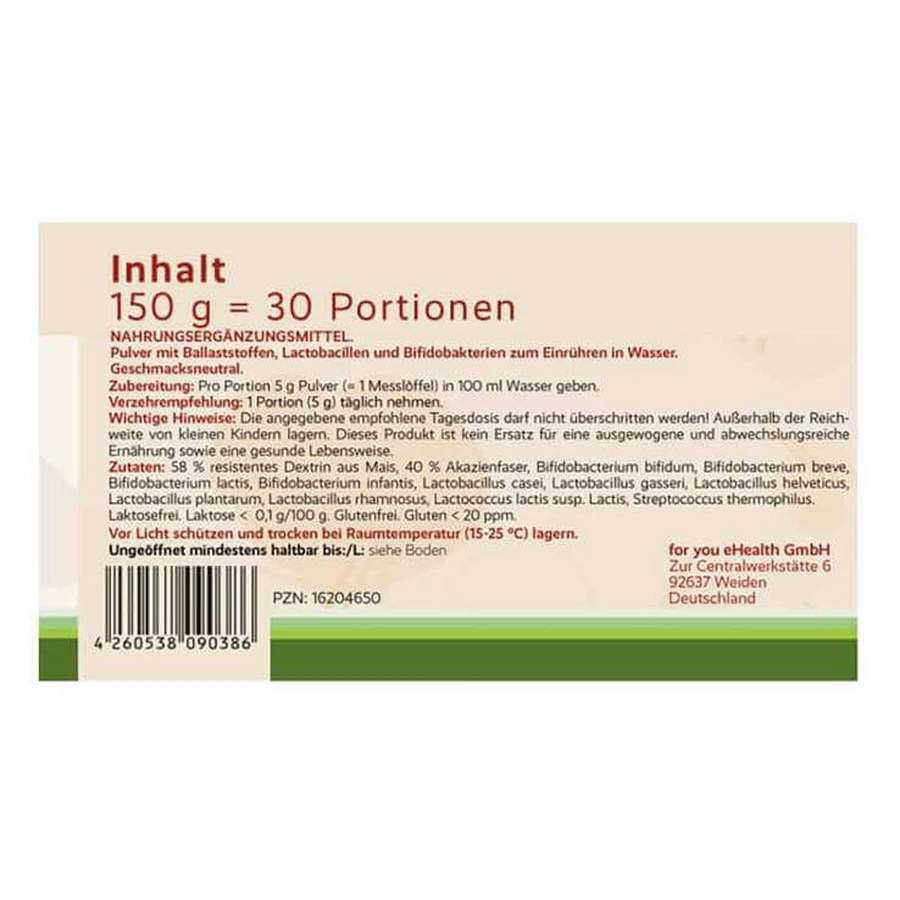 For You – complex pentru flora intestinală, pulbere, 150 g pulbere
