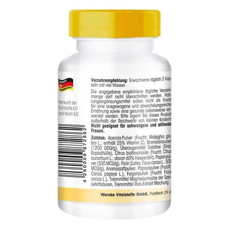 Capsule cu complex enzimatic de 200 mg, 250 de capsule
