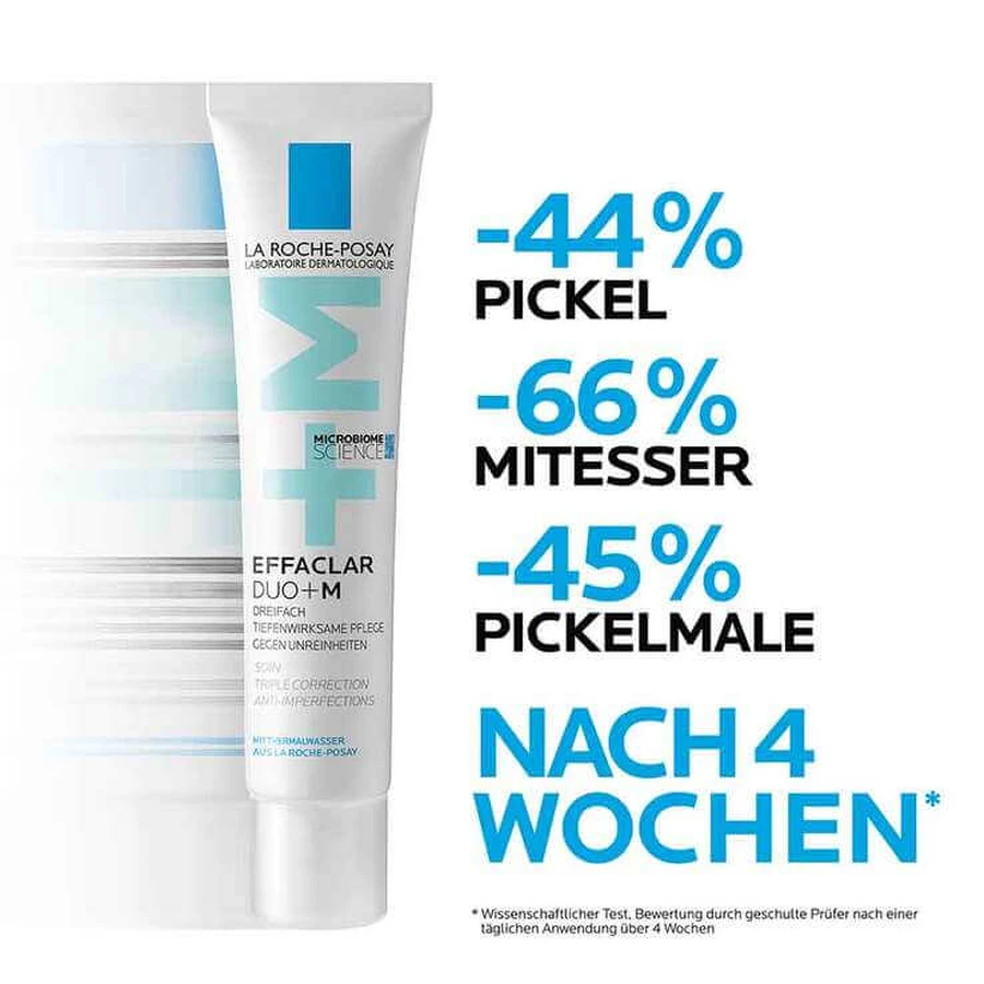 Crème Effaclar Duo+ M de La Roche-Posay, 2 x 40 ml