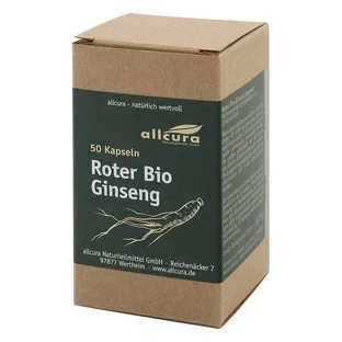 Roter Bio Ginseng Kapseln, 100 St Kapseln