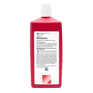 Betaseptic Mundipharma-oplossing, 1000 ml oplossing