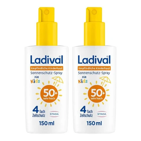 Ladival empfindliche Kinderhaut Spray LSF 50 + , 2x150 ml Spray