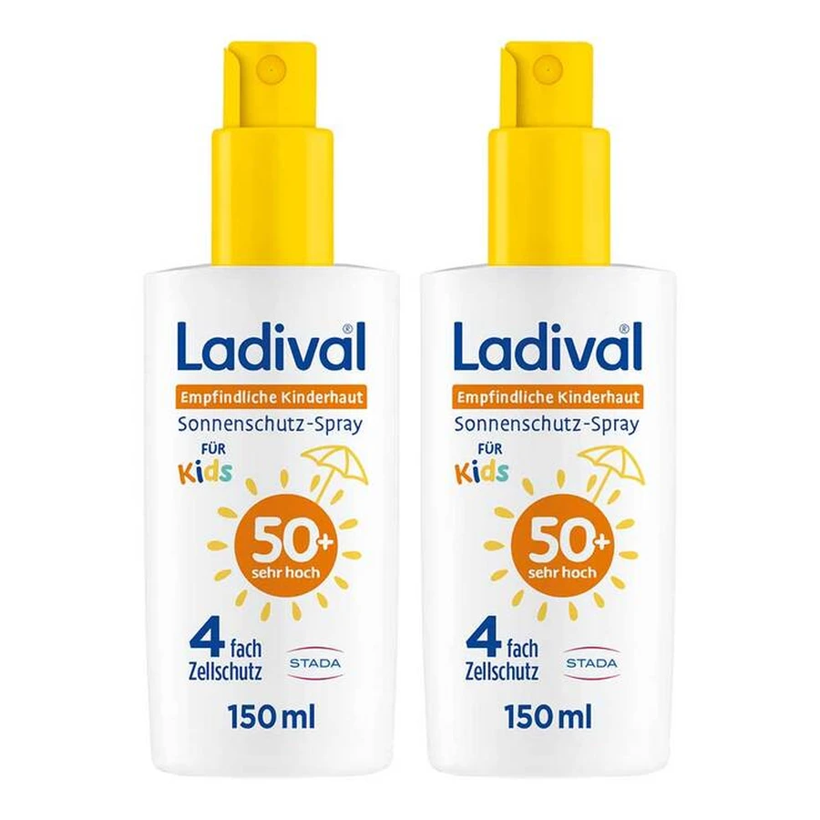 Ladival empfindliche Kinderhaut Spray LSF 50 + , 2x150 ml Spray