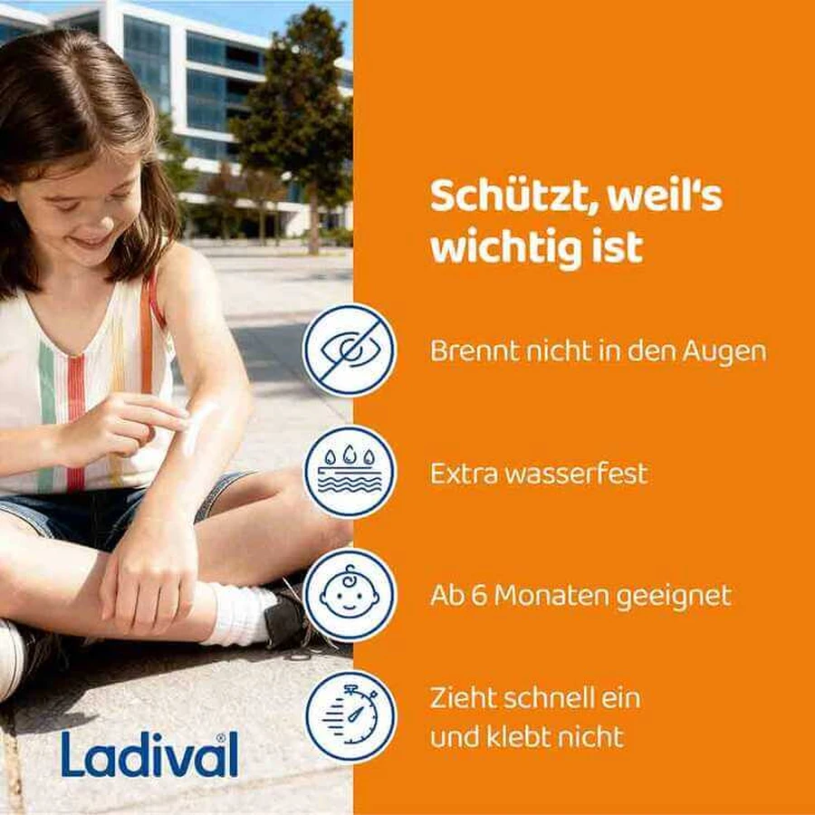 Ladival empfindliche Kinderhaut Spray LSF 50 + , 2x150 ml Spray