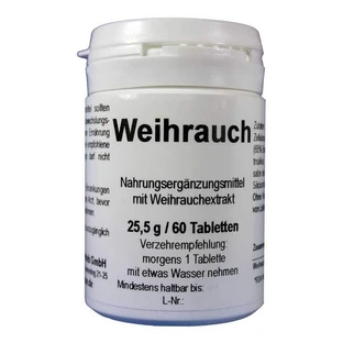 Weihrauch Tabletten, 60 St Tabletten