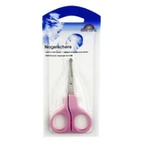 Curved Baby Scissors, Pink, BF, 9 cm, 1 pc., as is