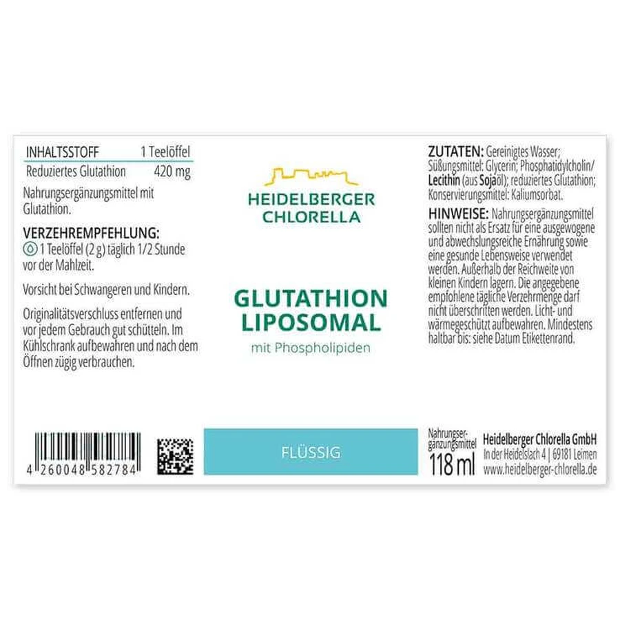 Liposomal Glutathione Liquid, 118 ml liquid