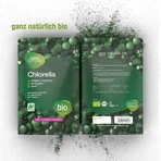 Chlorella 500 mg Organic Naturland Tablets, 550 Tablets