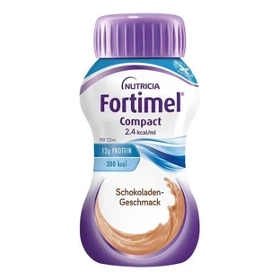 Fortimel Compact 2.4, sabor a chocolate, 8 x 4 x 125 ml de líquido