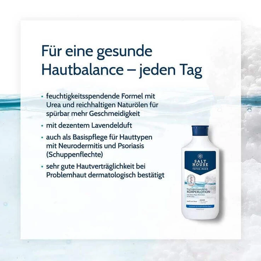Salthouse Dead Sea Moisturizing Body Lotion, 250 ml Lotion